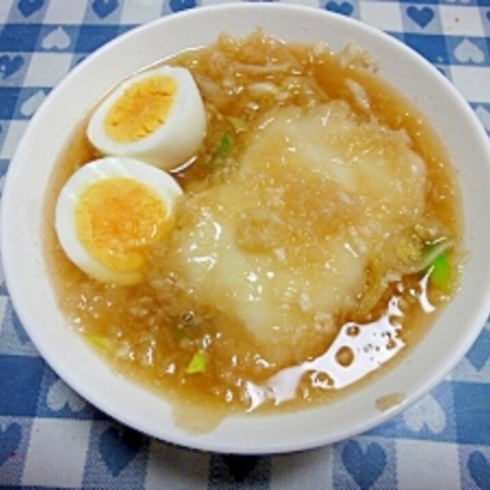 揚げ餅のおろし煮